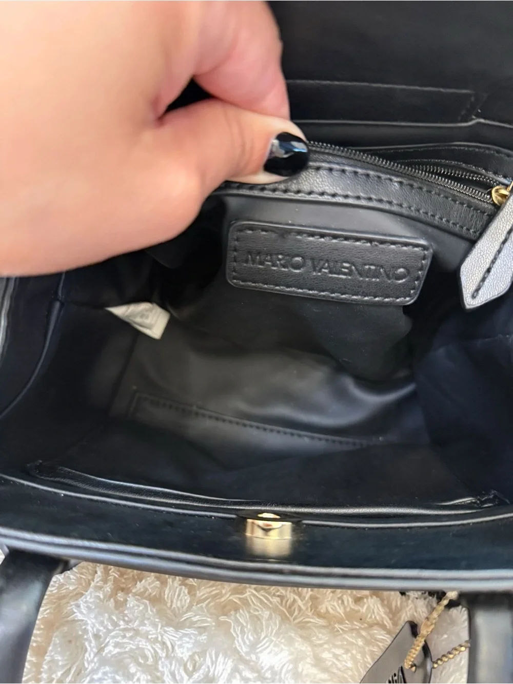 Valentino Kensington Re Shopping Handbag - Black (Great Condition!)